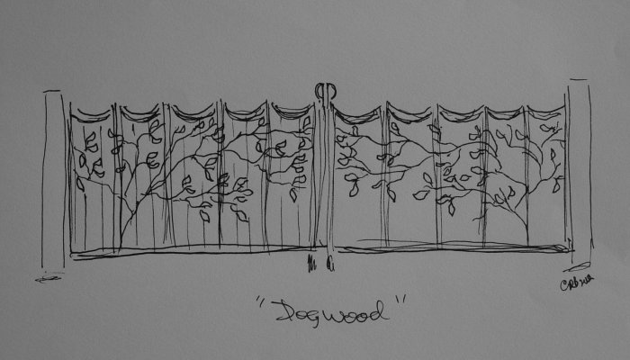 Decorative Gates #2l:'Dogwood'