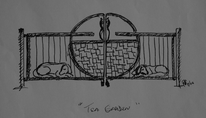 Decorative Gates #2n:'Tea Garden'